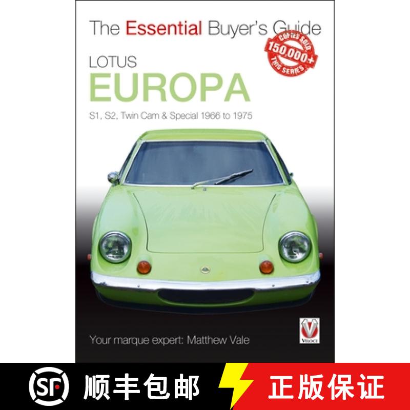 【3-4周达】Lotus Europa: S1, S2, Twin CAM & Special 1966 to 1975 [9781787112872]