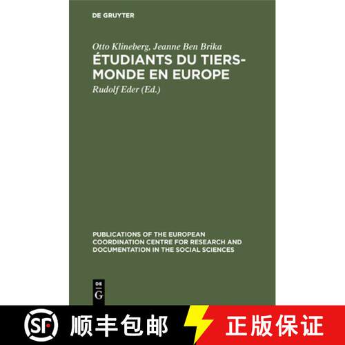 【3-4周达】精装 Étudiants du tiers–monde en Europe – Problèmes d`adaption. Une étude effectuée ... [9783111186740]