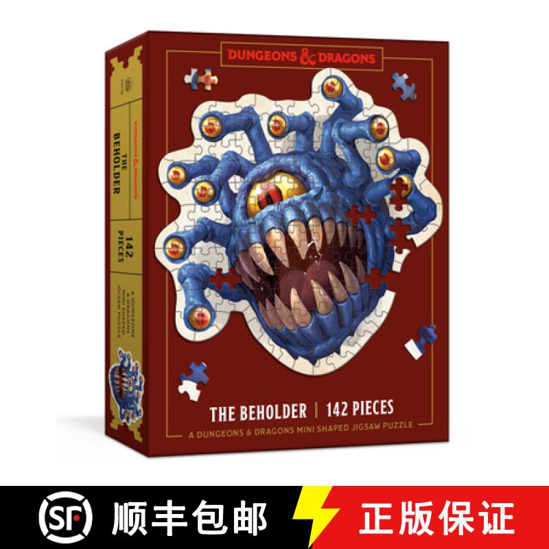 【3-4周达】Dungeons & Dragons Mini Shaped Jigsaw Puzzle: The Beholder Edition: 100+ Piece Collectible... [9780593580707]
