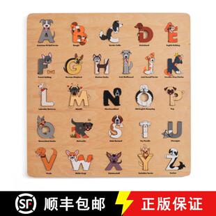 【3-4周达】Dog Wooden Alphabet Puzzle [9781763753853]