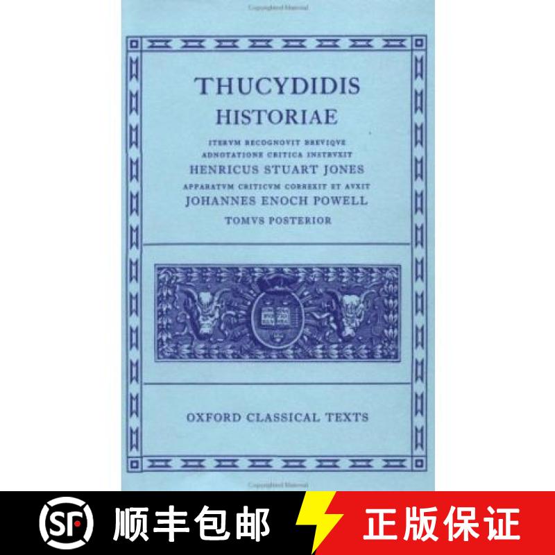 【3-4周达】Thucydides Historiae Vol. II: Books V-VIII [9780198145516]