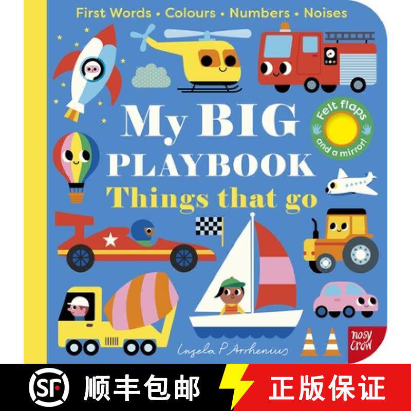 【3-4周达】精装 My BIG Playbook: Things That Go [9781805134770]