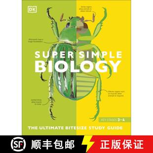 现货 DK超级简单的生物学 Super Simple Biology : The Ultimate Bitesize Study Guide [9780241390467]