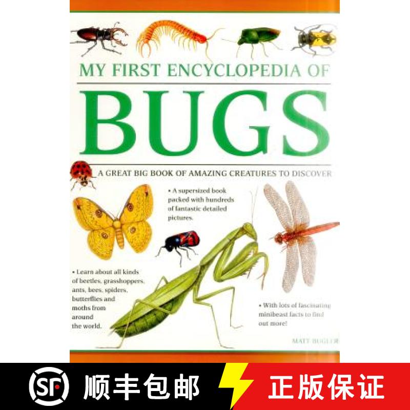 【2-3周达】My First Encyclopedia of Bugs (giant Size): A First Encyclopedia with Supersize Pictures [9781861478238]