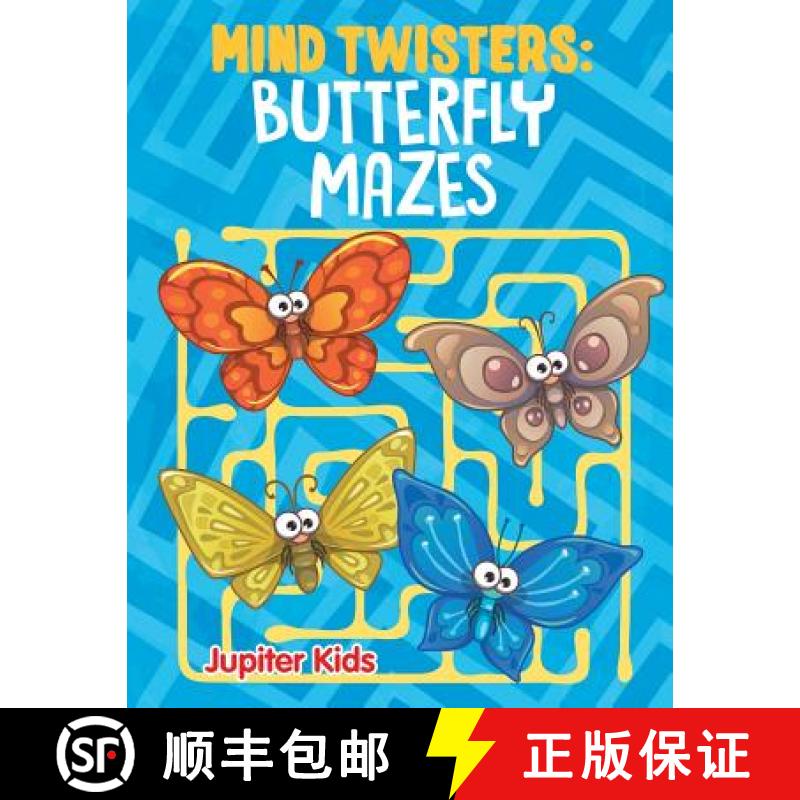 【3-4周达】Mind Twisters: Butterfly Mazes [9781682608739]
