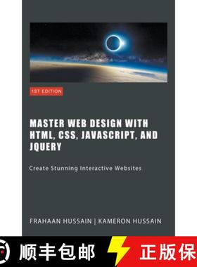 【3-4周达】Master Web Design with HTML, CSS, JavaScript, and jQuery [9798223947769]