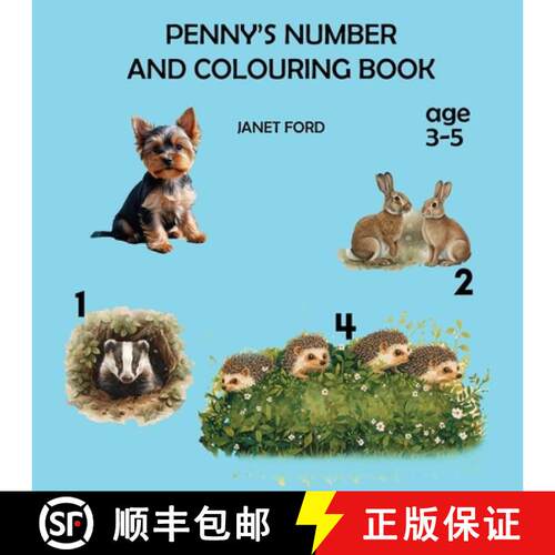 【3-4周达】PENNY'S NUMBER AND COLOURING BOOK [9781919482439]