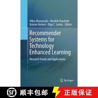 【3-4周达】Recommender Systems for Technology Enhanced Learning : Research Trends and Applications (S... [9781493946563]