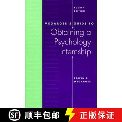 【3-4周达】精装 Megargee's Guide to Obtaining a Psychology Internship [9781138462823]