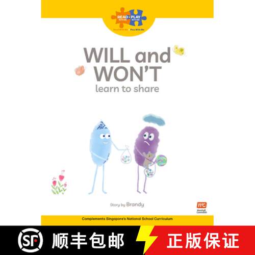 【3-4周达】Read + Play Social Skills Bundle 2 Will and Won’t learn to share [9789815066319]