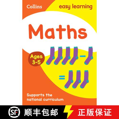 【3-4周达】Maths Ages 3-5: Prepare for School with Easy Home Learning [9780008151539]
