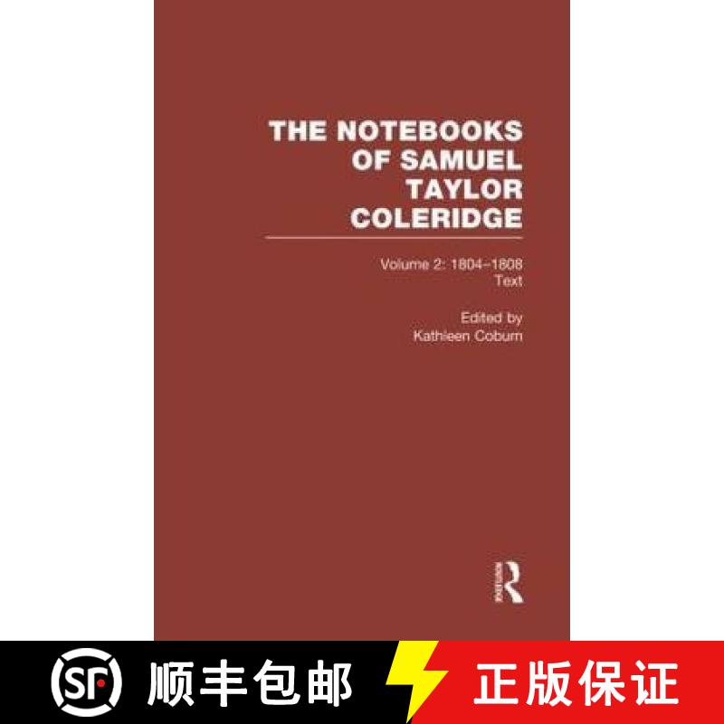 【3-4周达】Coleridge Notebooks V2 Text: - Text [9780415290913]