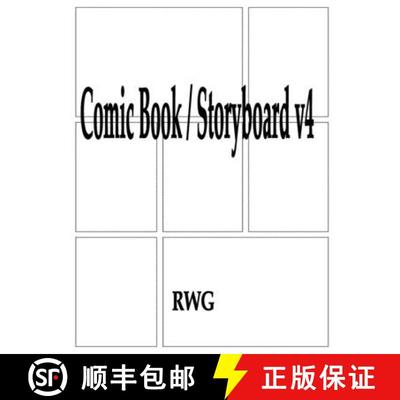 【3-4周达】Comic Book / Storyboard v4: 200 Pages 8.5 X 11 [9781087809281]