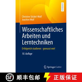 【3-4周达】Wissenschaftliches Arbeiten und Lerntechniken : Erfolgreich studieren - gewusst wie! (10.,... [9783658371340]
