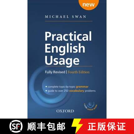 【3-4周达】Practical English Usage: Paperback with online access: Michael Swan's guide to problems in... [9780194202411]