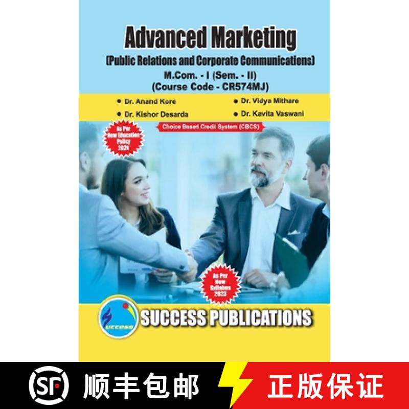 【2-3周达】Public Relations and Corporate Communications, First Year, M.Com, Sem-II-English [9788119939879]