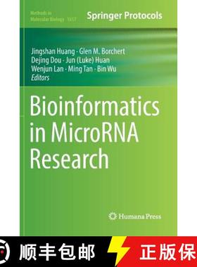 【3-4周达】Bioinformatics in Microrna Research [9781493983766]