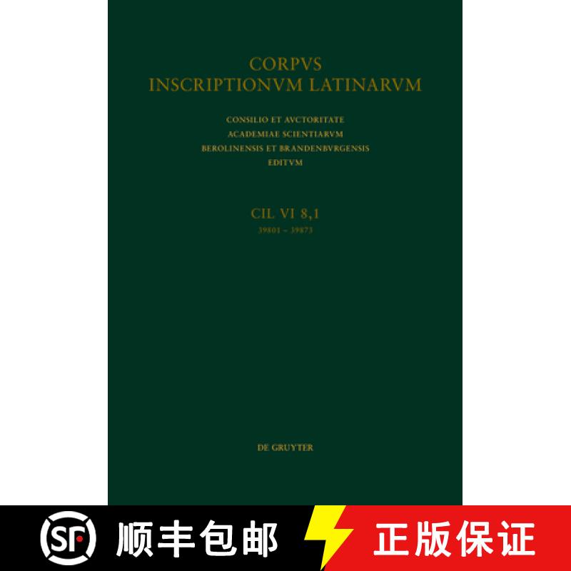 预订 Inscriptiones Sacrae: Tituli Numeris a 39341 AD 39800 Notati. Inscriptiones Sacrae Deorum Quorum... [9783110626599]