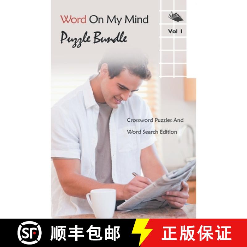 【2-3周达】Word On My Mind Puzzle Bundle Vol 1: Crossword Puzzles And Word Search Edition [9798869450043]