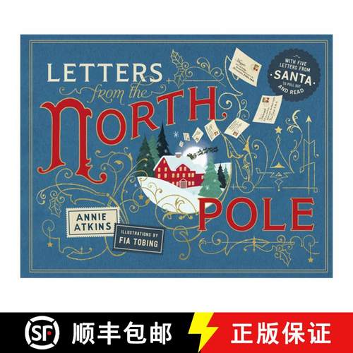 预订 Letters from the North Pole: With Five Letters from Santa Claus to Pull Out and Read [9781915569912]