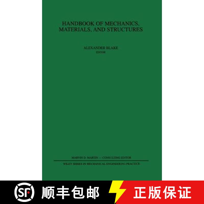 【3-4周达】Handbook Of Mechanics, Materials, And Structures [Wiley机械工程] [9780471862390]