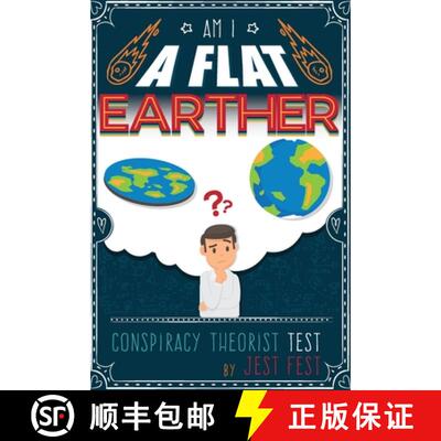【3-4周达】Am I a Flat Earther? Conspiracy Theorist Test: Gag Adult Activity Book for Co-workers [9783948706524]