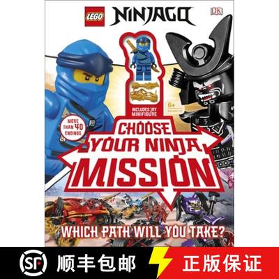 【3-4周达】LEGO NINJAGO Choose Your Ninja Mission : With NINJAGO Jay minifigure [9780241401279]