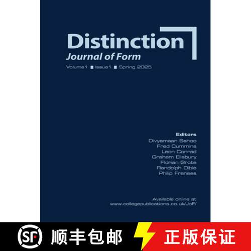 【3-4周达】Distinction. Journal of Form [9781848905023]