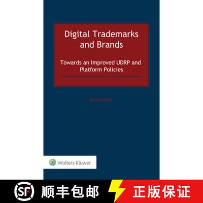 【3-4周达】精装 Digital Trademarks and Brands: Towards an Improved UDRP and Platform Policies [9789403541693]