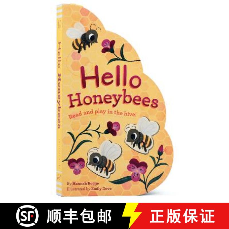 【3-4周达】Hello Honeybees: Read and Play in the Hive! (Bee Books, Board Books for Babies, Toddler Bo... [9781452168920]