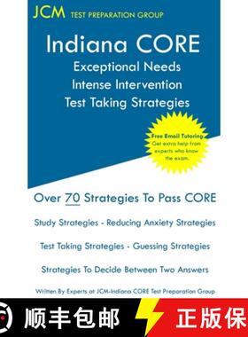 预订 Indiana CORE Exceptional Needs Intense Intervention - Test Taking Strategies: Indiana CORE 024 -... [9781647680718]