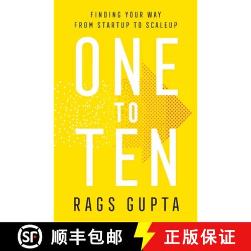 【3-4周达】One to Ten: Finding Your Way from Startup to Scaleup [9781544522869]