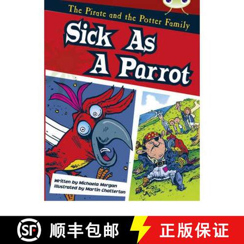 【3-4周达】Bug Club Gold B/2B The Pirate and the Potter Family: Sick as a Parrot 6-pack: - Bug Club G... [9780433018308]