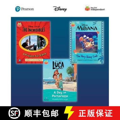 【3-4周达】Pearson Bug Club Disney Year 1 Pack A, including decodable phonics readers for phase 5: Fi... [9781292452159]