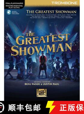 【3-4周达】The Greatest Showman: Instrumental Play-Along Series for Trombone [With Access Code] [9781540028464]
