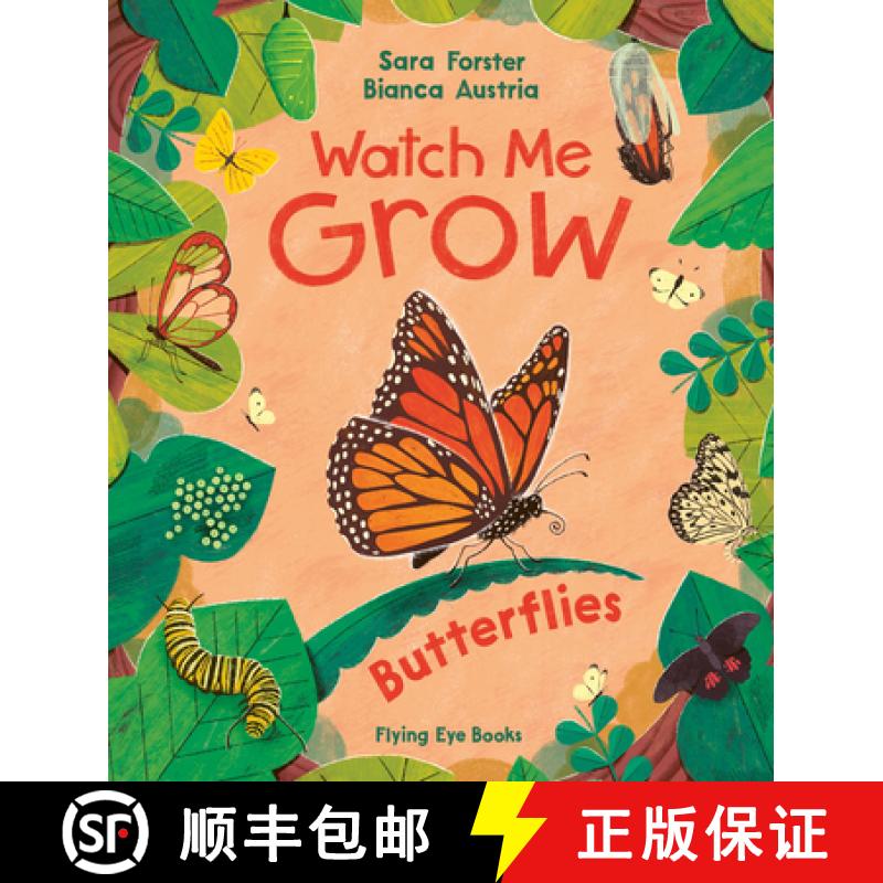 【3-4周达】Watch Me Grow: Butterflies (Library Edition) [9781838749293]