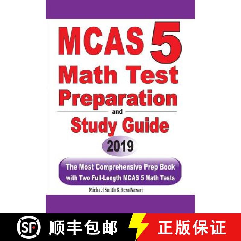 【3-4周达】MCAS 5 Math Test Preparation and Study Guide: The Most Comprehensive Prep Book with Two Fu... [9781646125265]