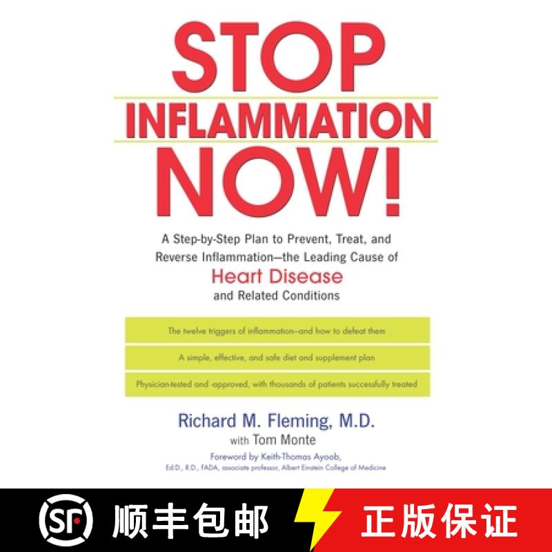 【3-4周达】Stop Inflammation Now!: A Step-by-Step Plan to Prevent, Treat, and Reverse Inflammation--T... [9781583332009]
