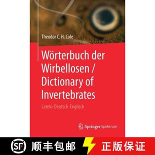 Wirbellosen Invertebrates Englisch Wörterbuch Deutsch 4周达 9783662528686 der Latein Dictionary