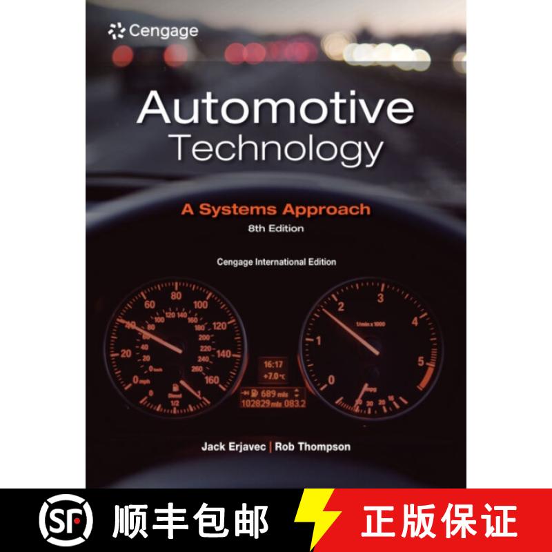 【2-3周达】Automotive Technology: A Systems Approach, Cengage International Edition [9798214129495]