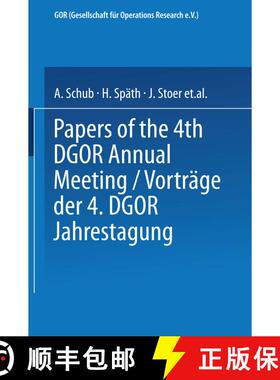 【3-4周达】Vorträge der Jahrestagung 1974 DGOR Papers of the Annual Meeting [9783790801514]