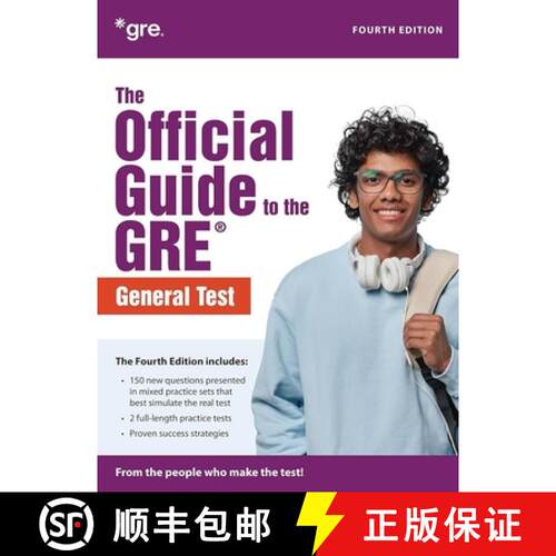 【3-4周达】精装 The Official Guide to the GRE Test, Fourth Edition [9781266795640]