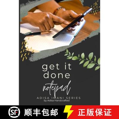 【3-4周达】Adisa Handcrafted - Get it Done! Notebook [9781716632891]