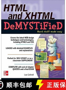预订 HTML & XHTML DeMYSTiFieD [9780071748049]