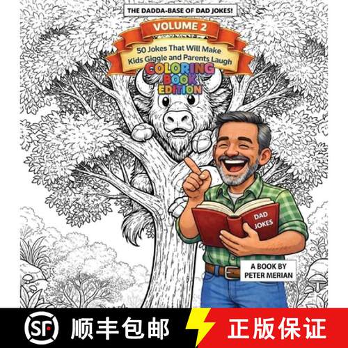 【3-4周达】The Dadda Base Of Dad Jokes Volume 2: Coloring Book Edition [9798256013189]