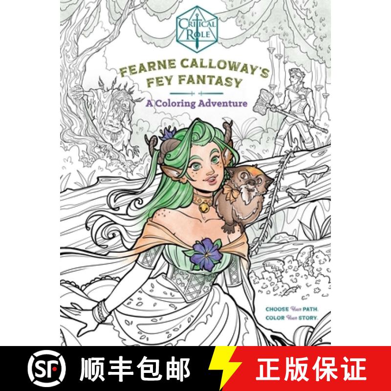 【2-3周达】Critical Role: Fearne Calloway's Fey Fantasy: A Coloring Adventure [9798886634099]