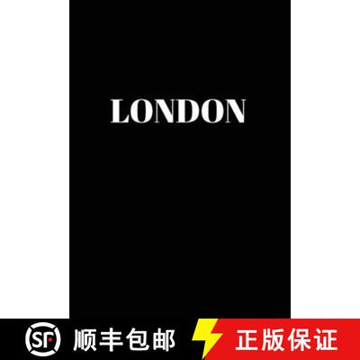 预订 London: Hardcover Black Decorative Book for Decorating Shelves, Coffee Tables, Home Decor, Styli... [9781951373122]
