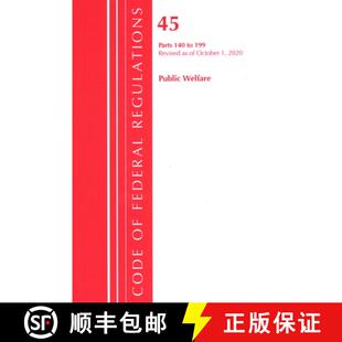 Revised Federal Welfare Title 199 Regulations 9781641434720 2020 Code 3周达 140 October Public