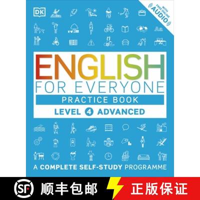 预订 English for Everyone Practice Book Level 4 Advanced : A Complete Self-Study Programme [9780241243534]