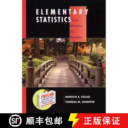 【3-4周达】精装 Elementary Statistics: From Discovery To Decision, With Cd [Wiley统计学] [9780471401421]